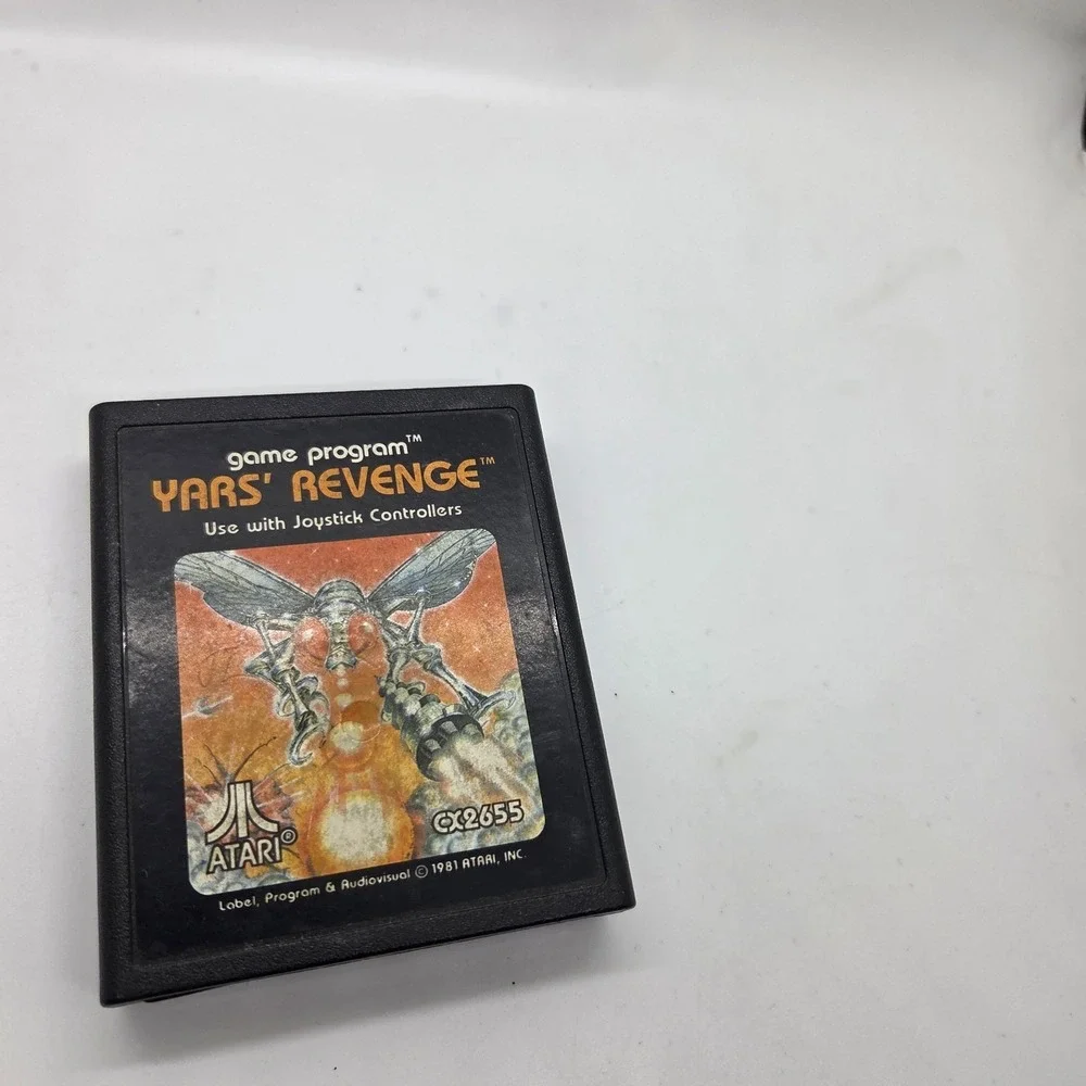 Yars' Revenge Atari 2600 VCS CX2655 Original‎ 1981 Authentic Cartridge Game